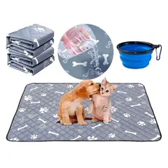 GENERICO - 2 Sabanillas Entrenamiento Perro Reutilizable Pañal 100x70