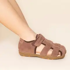 HUSH PUPPIES - Sandalia Cuero New Coconut 26-29 Tan Niño