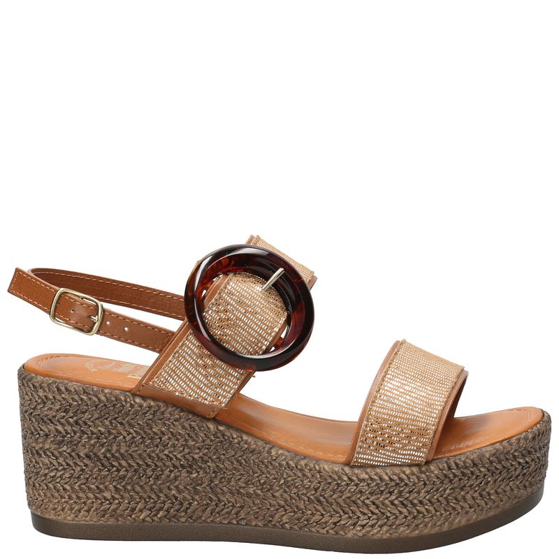 HUSH PUPPIES - Sandalia Mujer Cinnia Beige HUSH PUPPIES.
