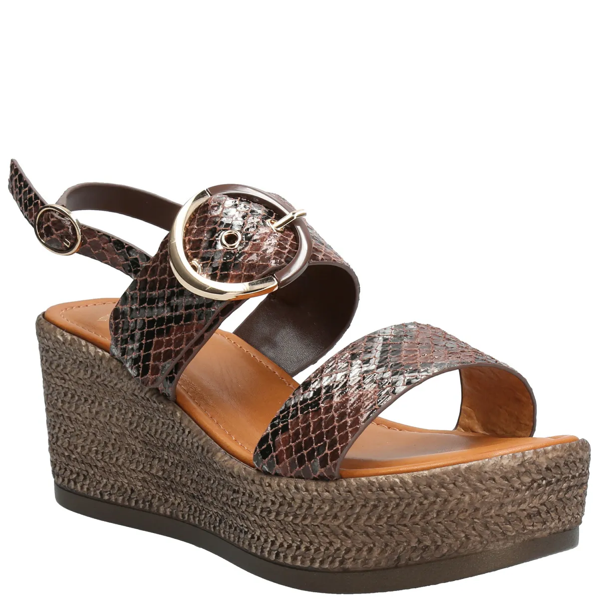 HUSH PUPPIES - Sandalia Mujer Anne Café Oscuro HUSH PUPPIES