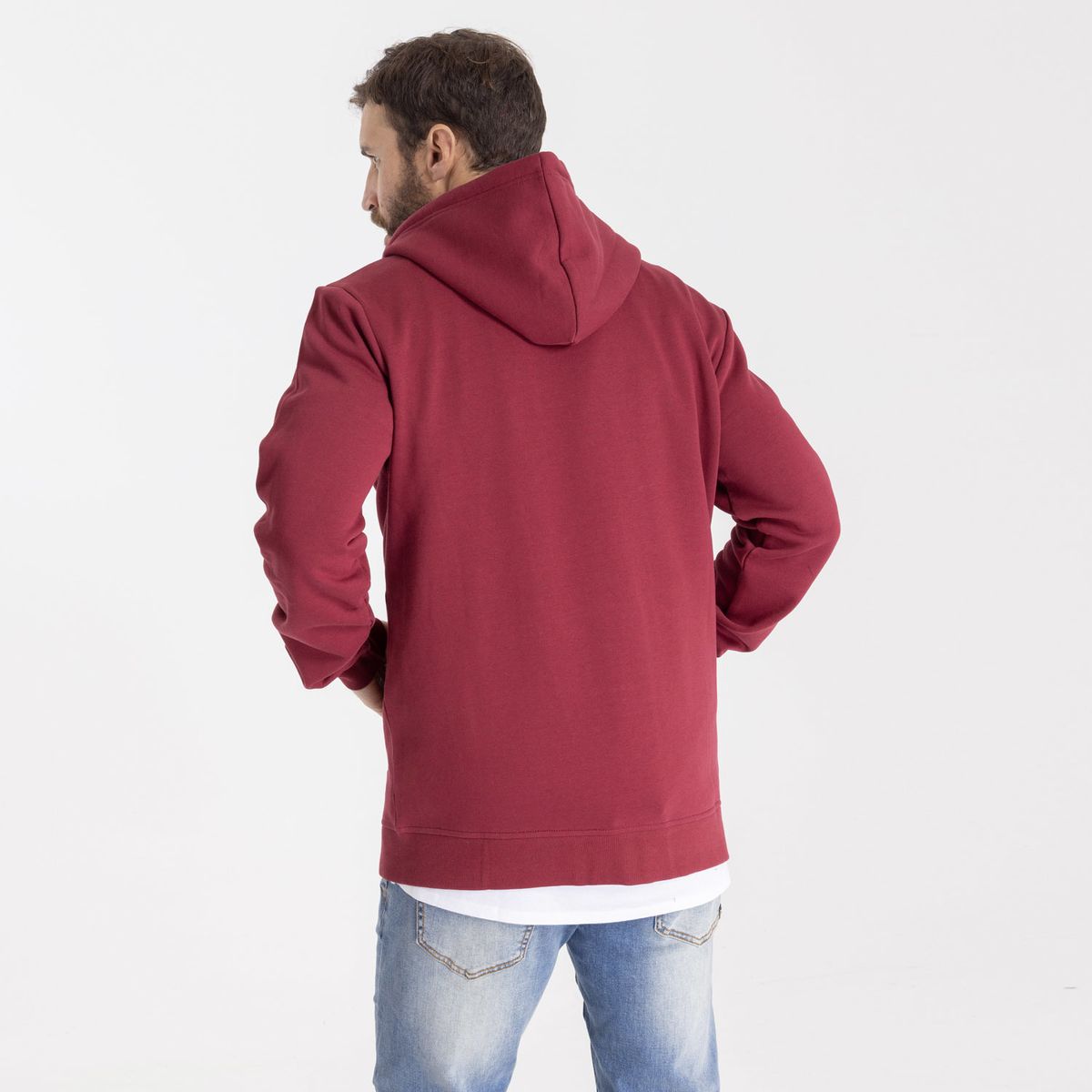 BURTON - Polerón con gorro Brtn Logo Rojo Hombre BURTON