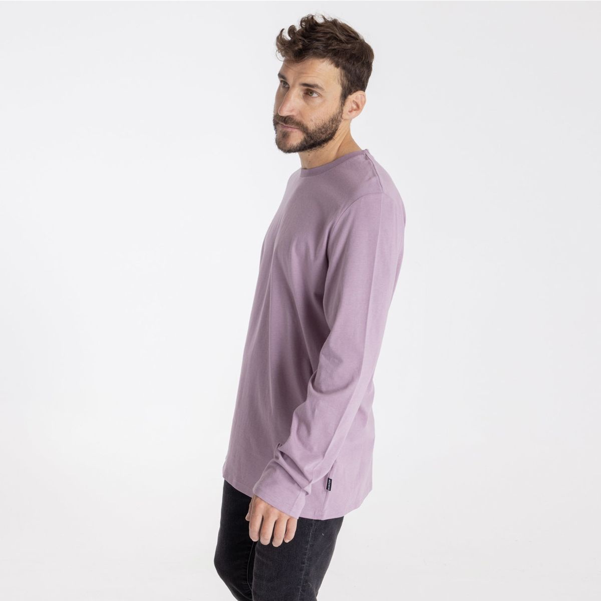 BURTON - Polera Manga Larga Forager Ii Lila Hombre BURTON