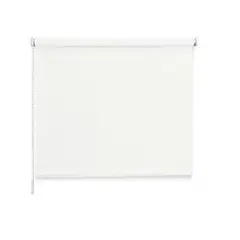 LUMAX - Cortina Roller Blackout 0.8 X 1.6 cm Color Blanca