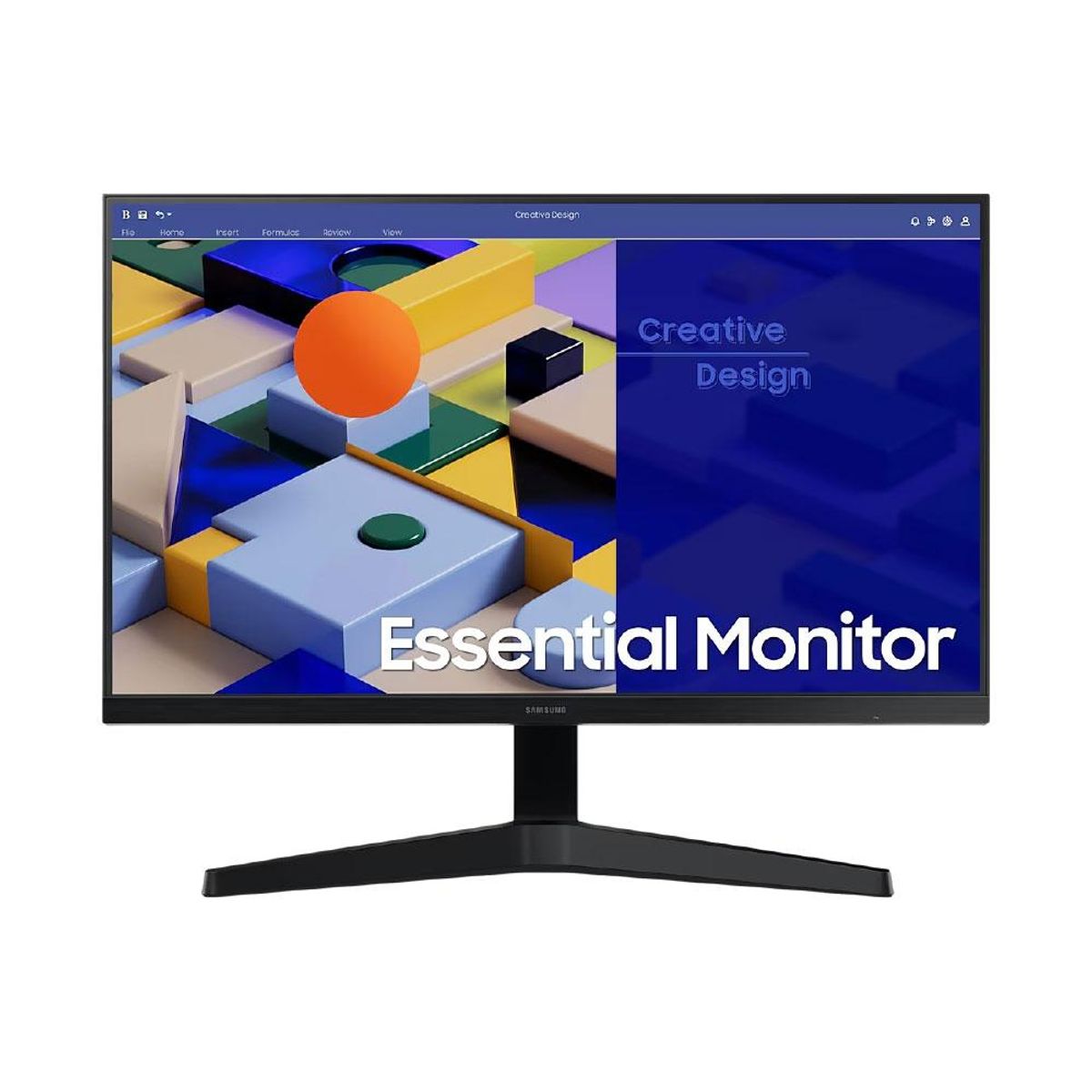 SAMSUNG - Monitor Samsung Essential de 24 IPS Full HD HDMI+VGA Vesa SAMSUNG