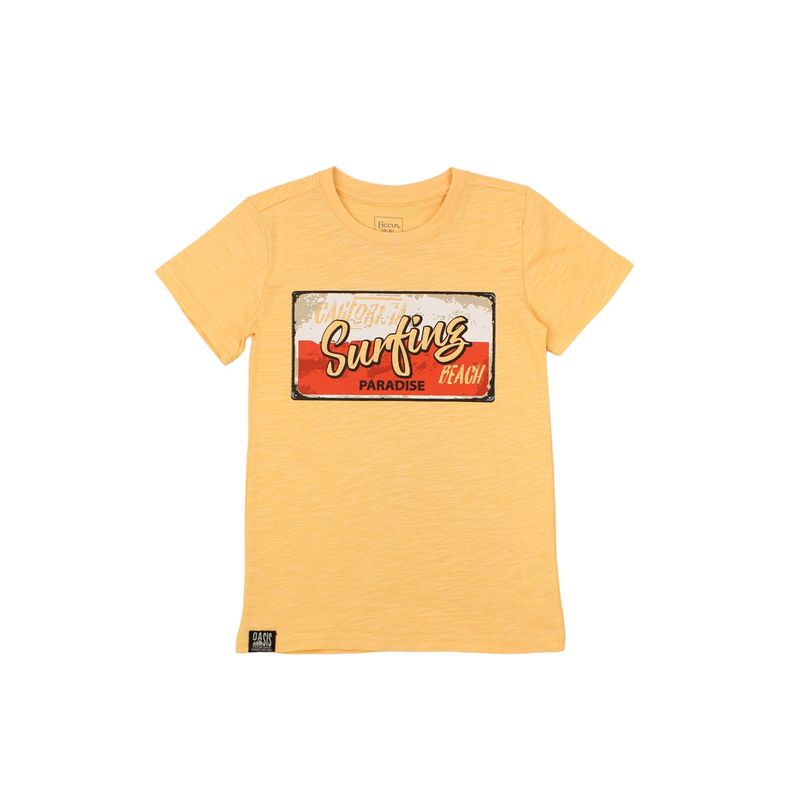 FICCUS - Polera Kids Niño Oasis Naranjo Pálido