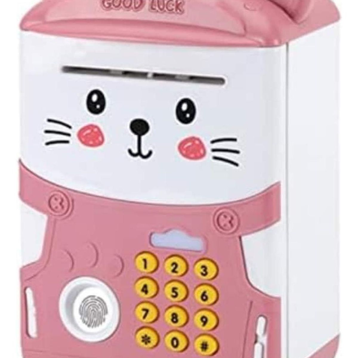 IMPORTCLICK - Alcancía Electrónica Caja Fuerte Infantil Portátil Rosado - Rosa