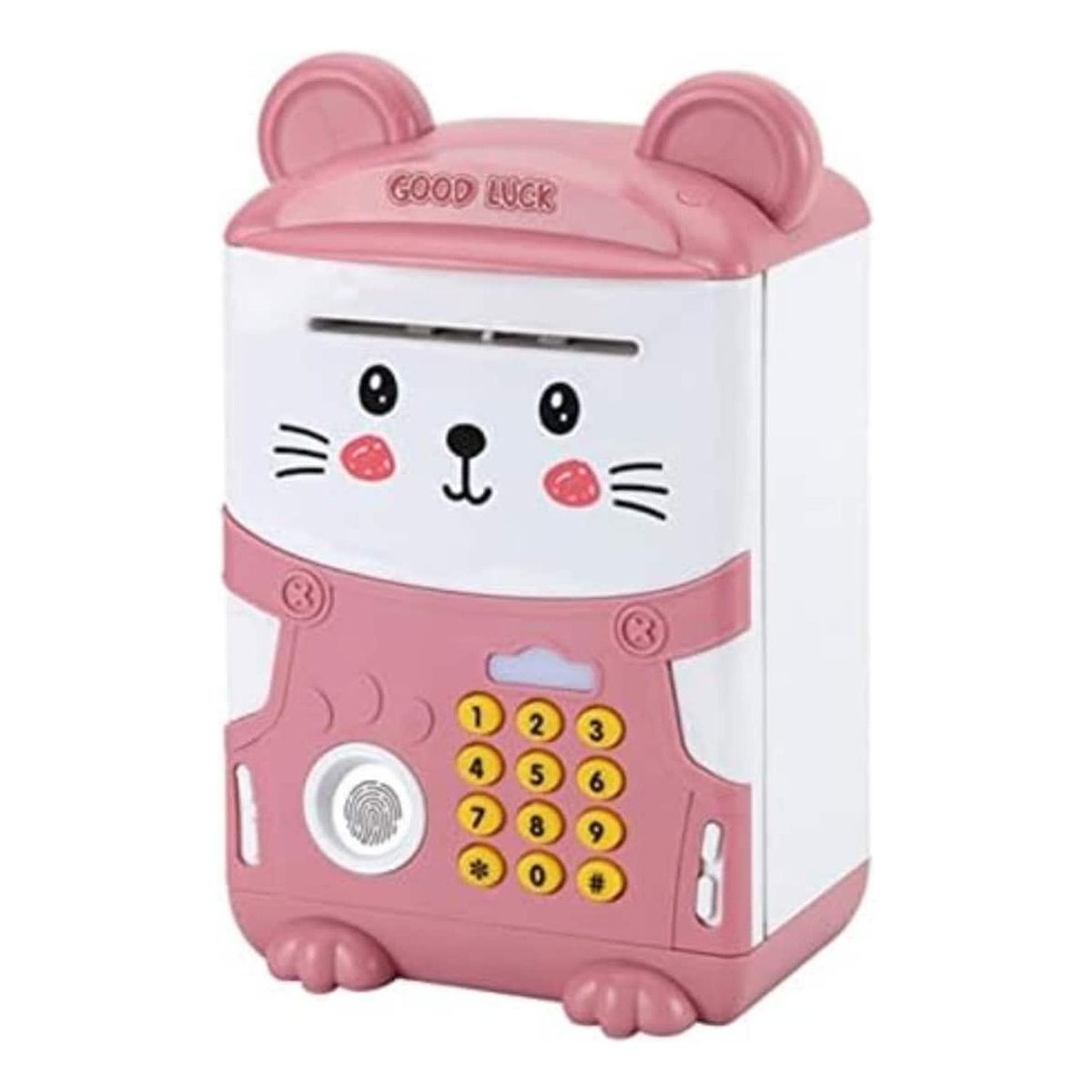 IMPORTCLICK - Alcancía Electrónica Caja Fuerte Infantil Portátil Rosado - Rosa