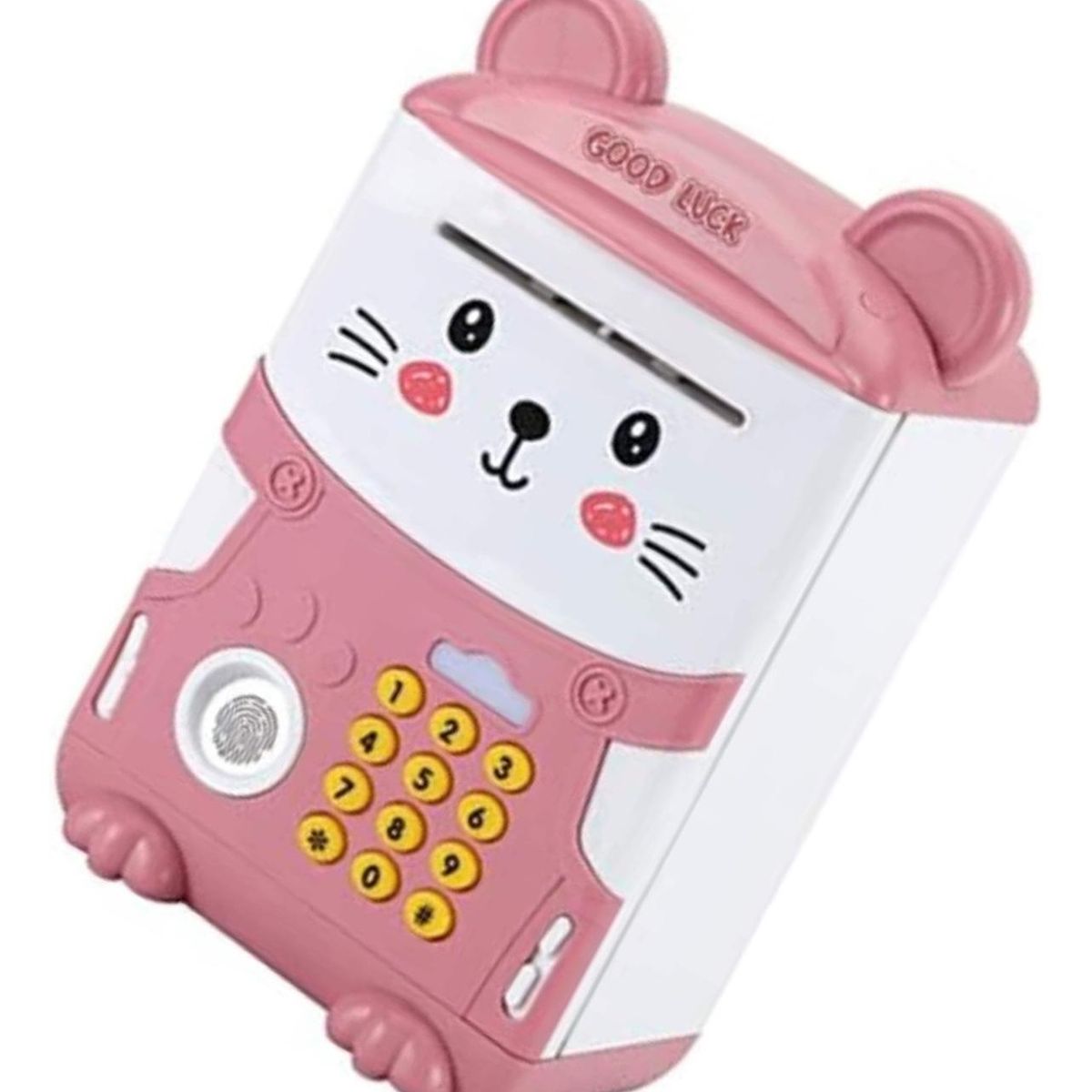 IMPORTCLICK - Alcancía Electrónica Caja Fuerte Infantil Portátil Rosado - Rosa