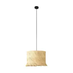 EGLO - Lámpara Colgante Paisano Acero Natural E27 1X40W Cod390238