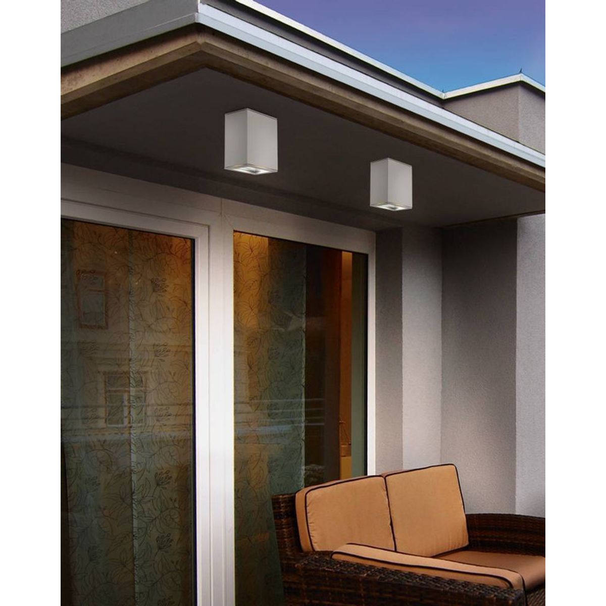 EGLO - Foco Sobrepuesto Tabo Acero Plata 1X4W Led Incluida Cod94184