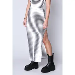 ECLIPSE - Falda Em Blanco/ Negro