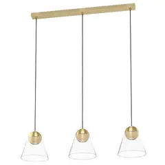 EGLO - Lámpara Colgante Cerasella Acero GU10 Led inclusive 3X5W IP20 Cod99629