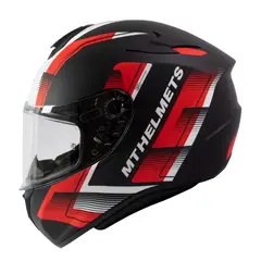 MT - Casco FF106 Targo IVY D5 Rojo Mate