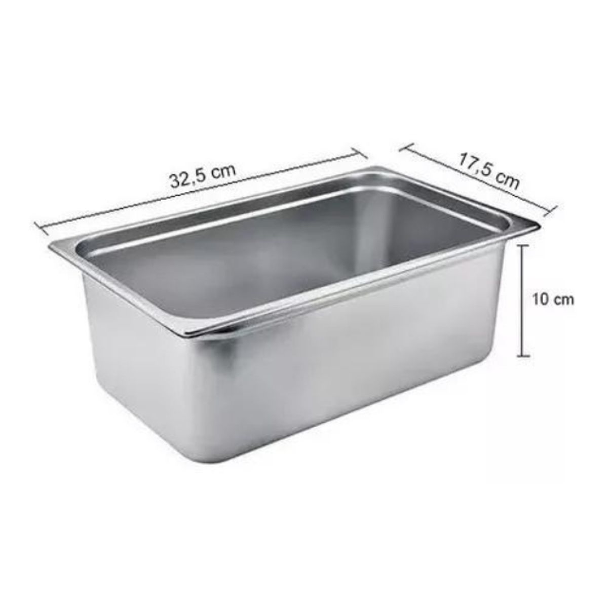 GENERICO - Contenedor Cambro Deposito Gastronómico Con Tapa 32x17cm 13