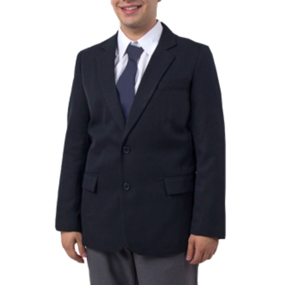 GENERICO - Vestón Colegio Niño Azul Marino - Talla (6,8,10)