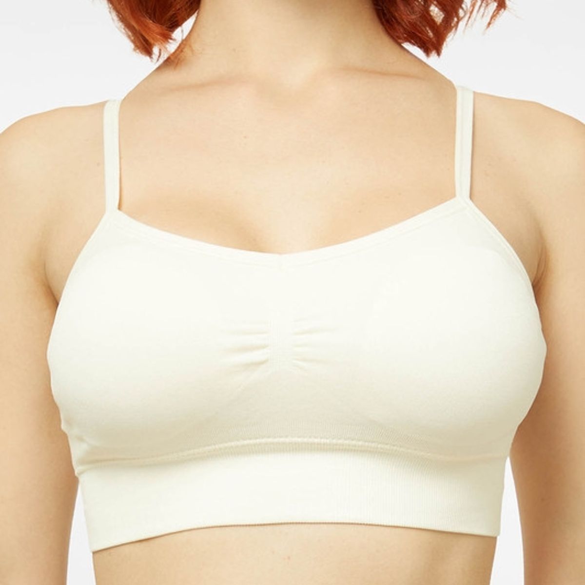 FASHION'S PARK - Sostén Mujer Peto Bipack Liso Palo Rosa Claro