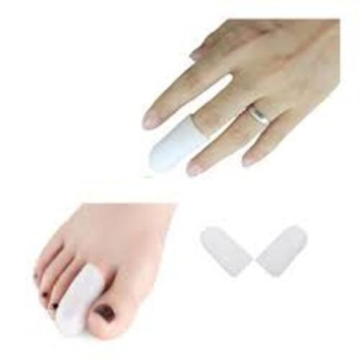 GENERICO - Par Protector de Dedos Silicona