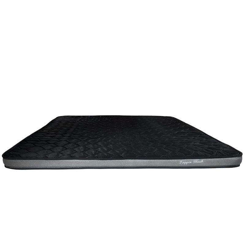 FLOBAL - Topper Black 2 Plazas Flobal, 150x190X7cm