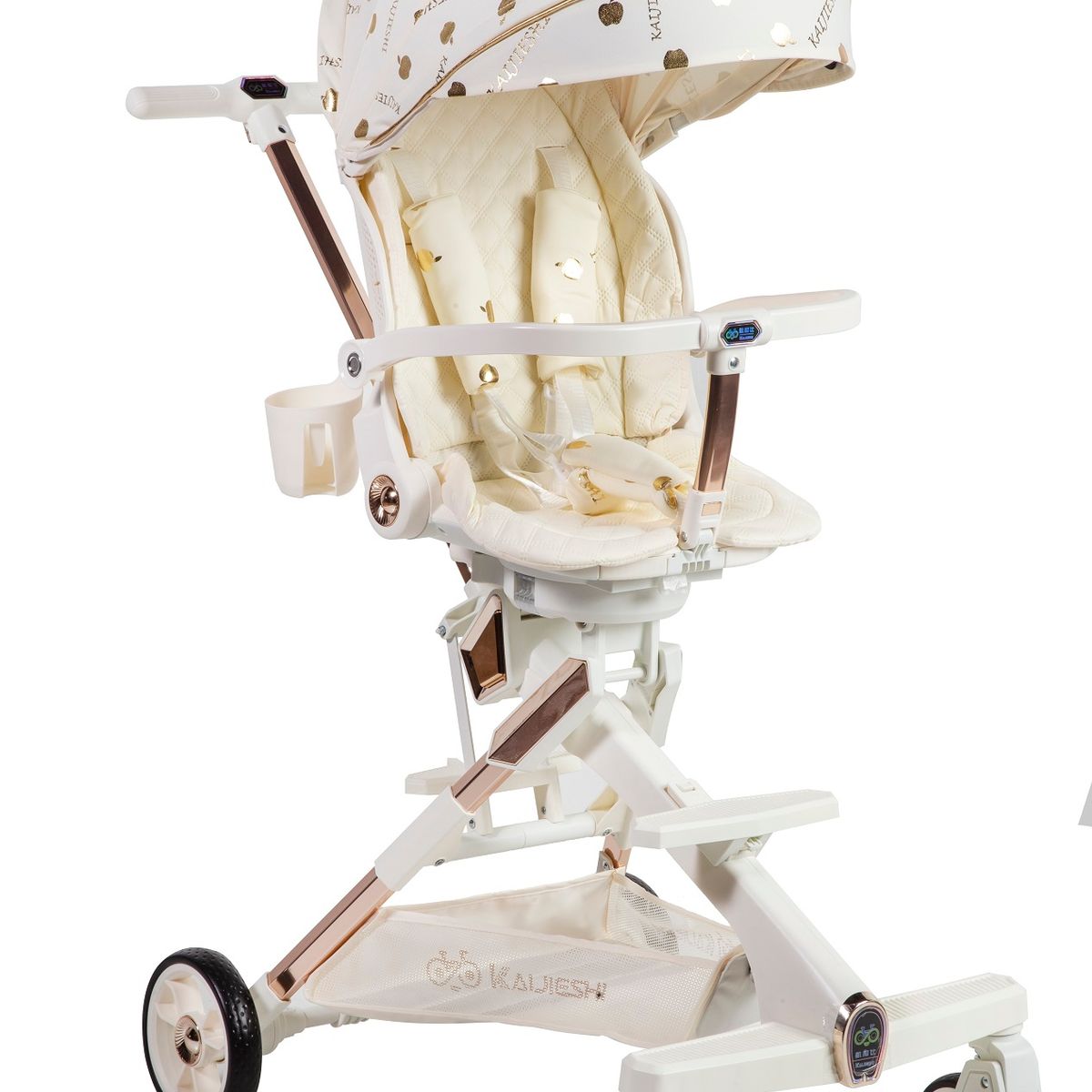 KINLEE - COCHE DE PASEO GIRO 360° S9 withe