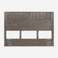 Respaldo Cleveland 2 Plazas Madera Grafito