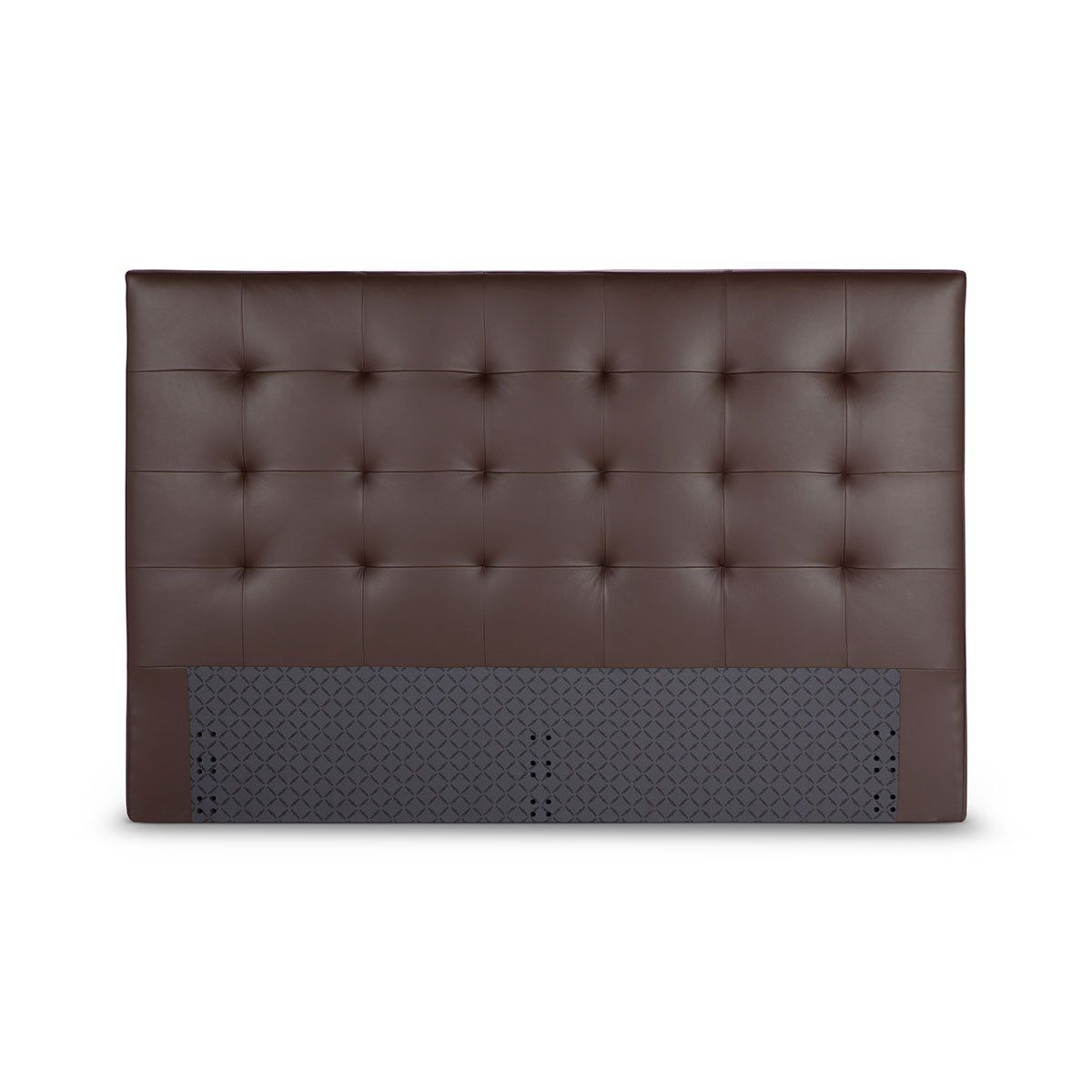 ROSEN - Respaldo Rosen New Oliver Super King Cuero Marrón