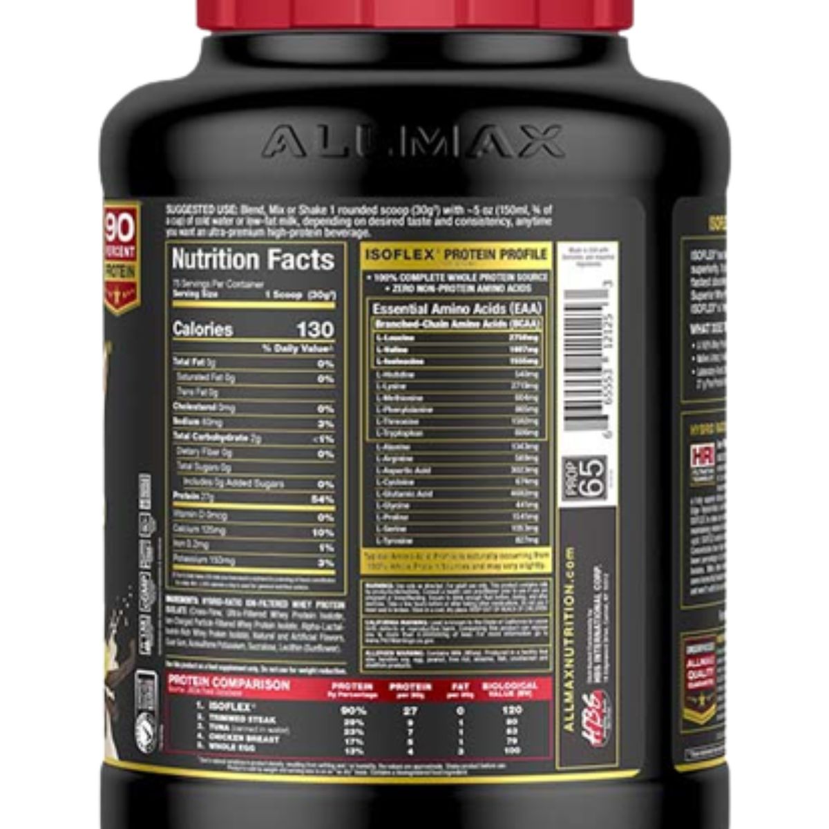 ALLMAX - Allmax Isoflex 5 lbs Vainilla
