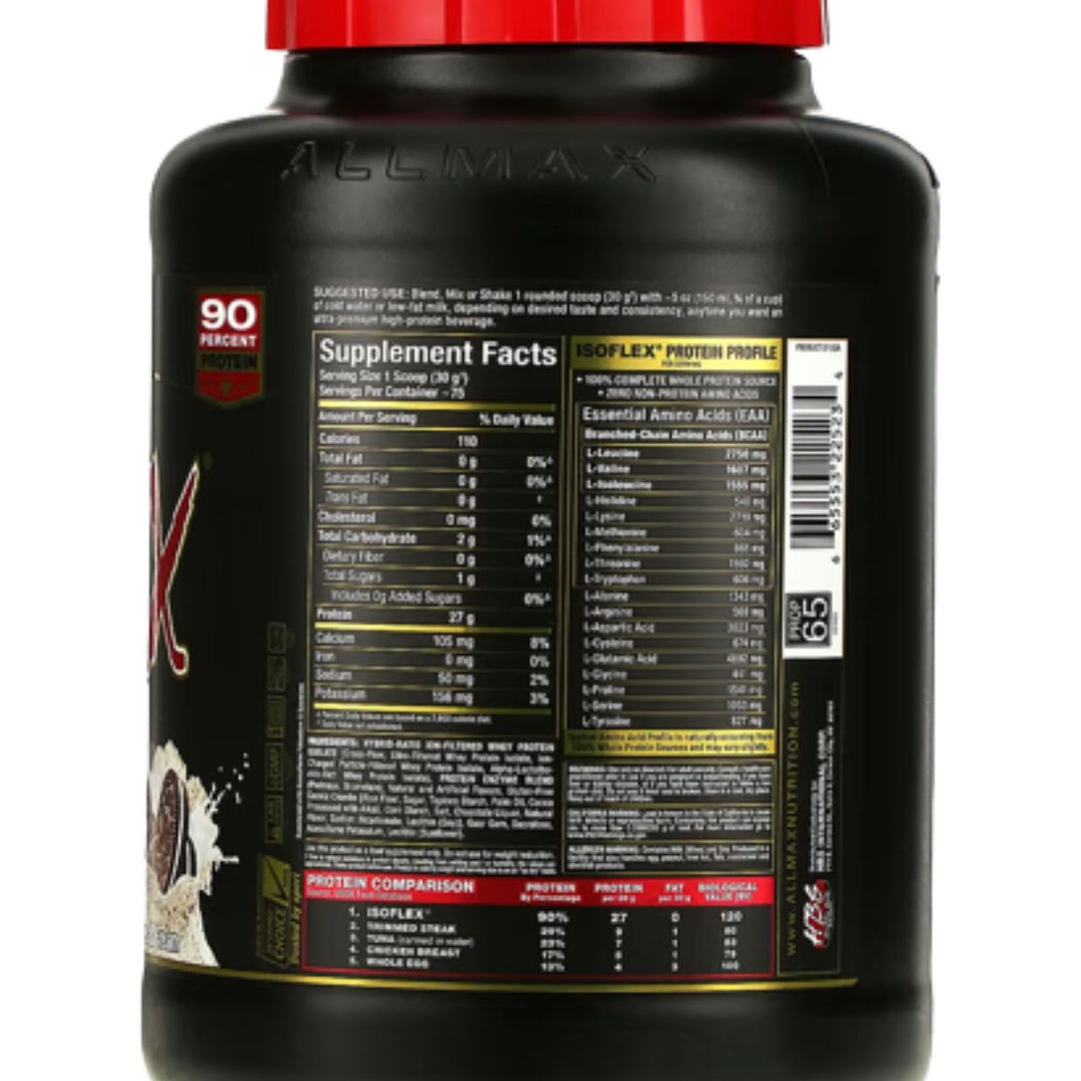 ALLMAX - Allmax Isoflex 5 lbs Chocolate Cookies and Cream