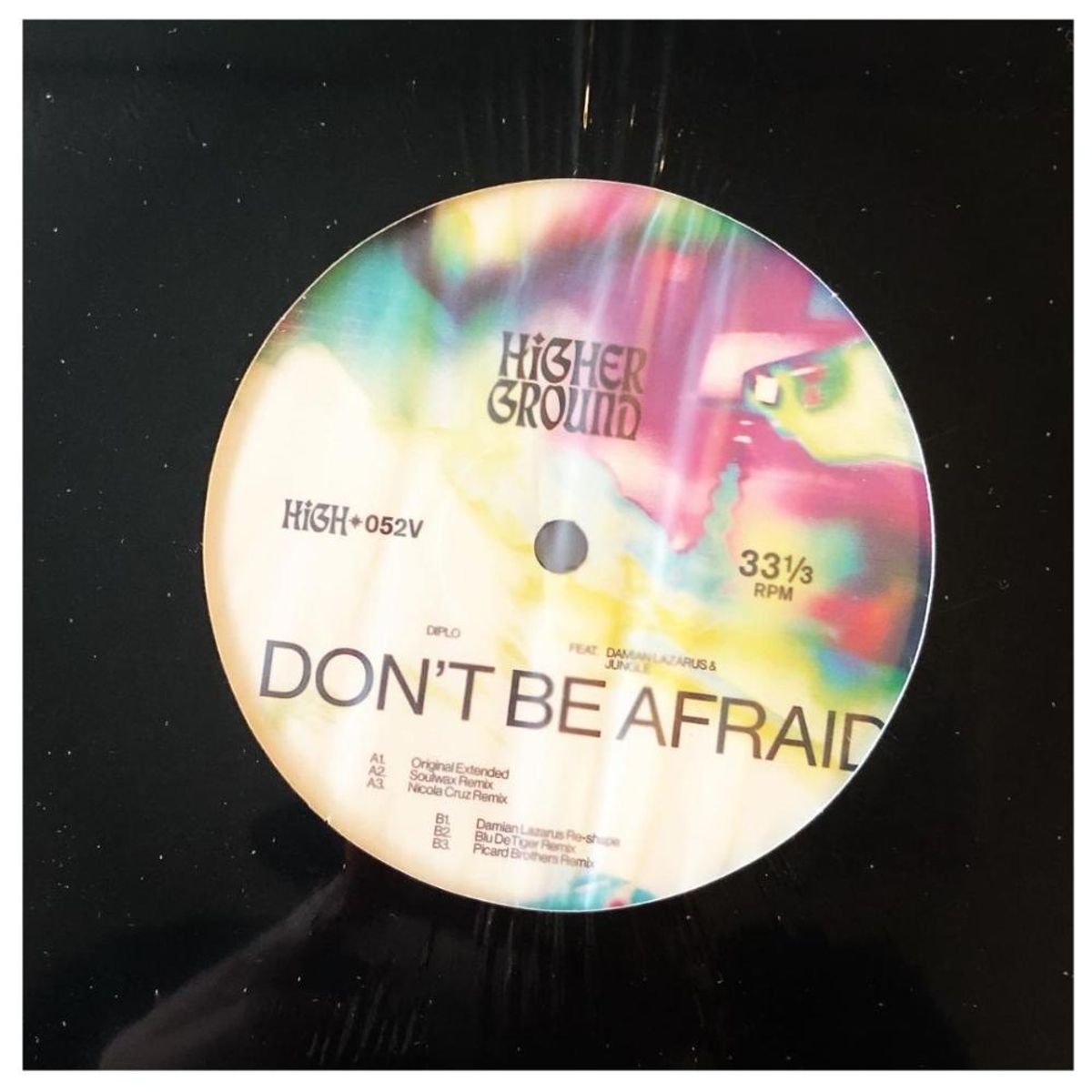 HITWAY MUSIC - DIPLO ft. JUNGLE - DON'T BE AFRAID - 12" MAXI SINGLE VINILO HITWAY MUSIC