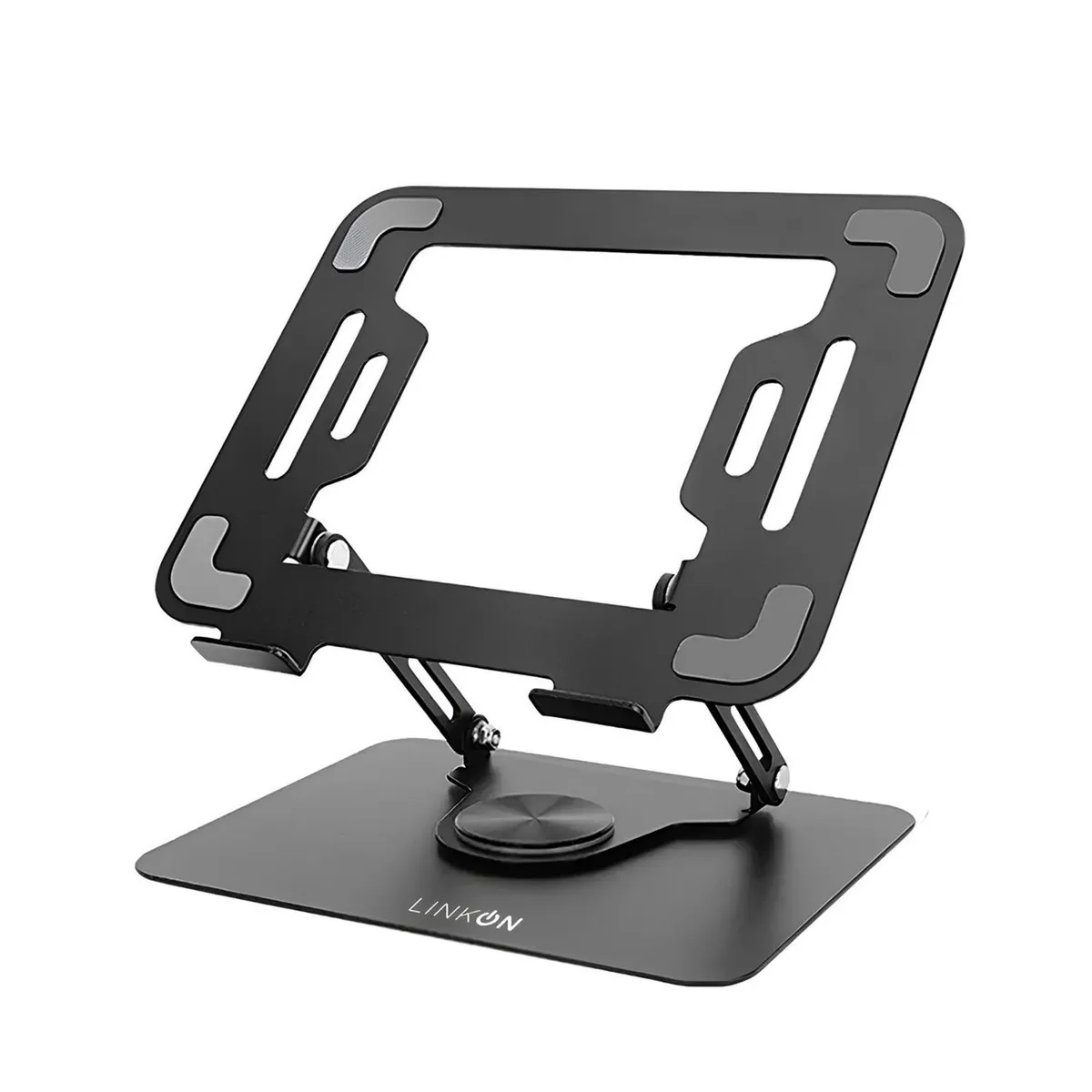 LINKON - Soporte Base Aluminio Para Notebook Macbook Giro 360 Linkon