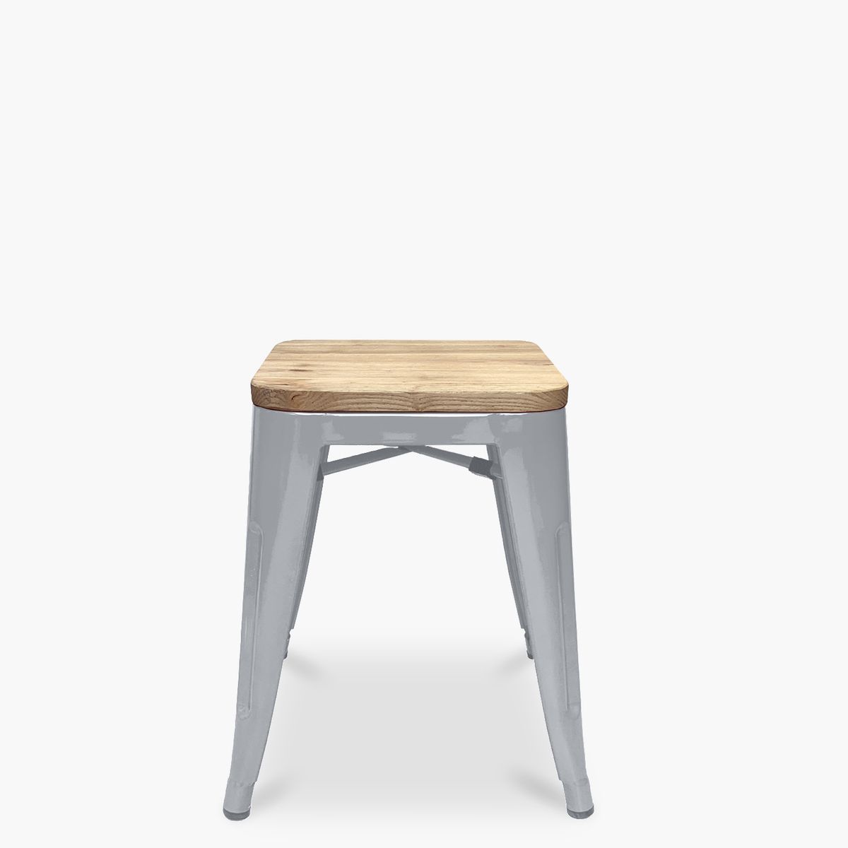 FORM DESIGN - Pack 4 Pisos Tolix Asiento Madera Metal Form