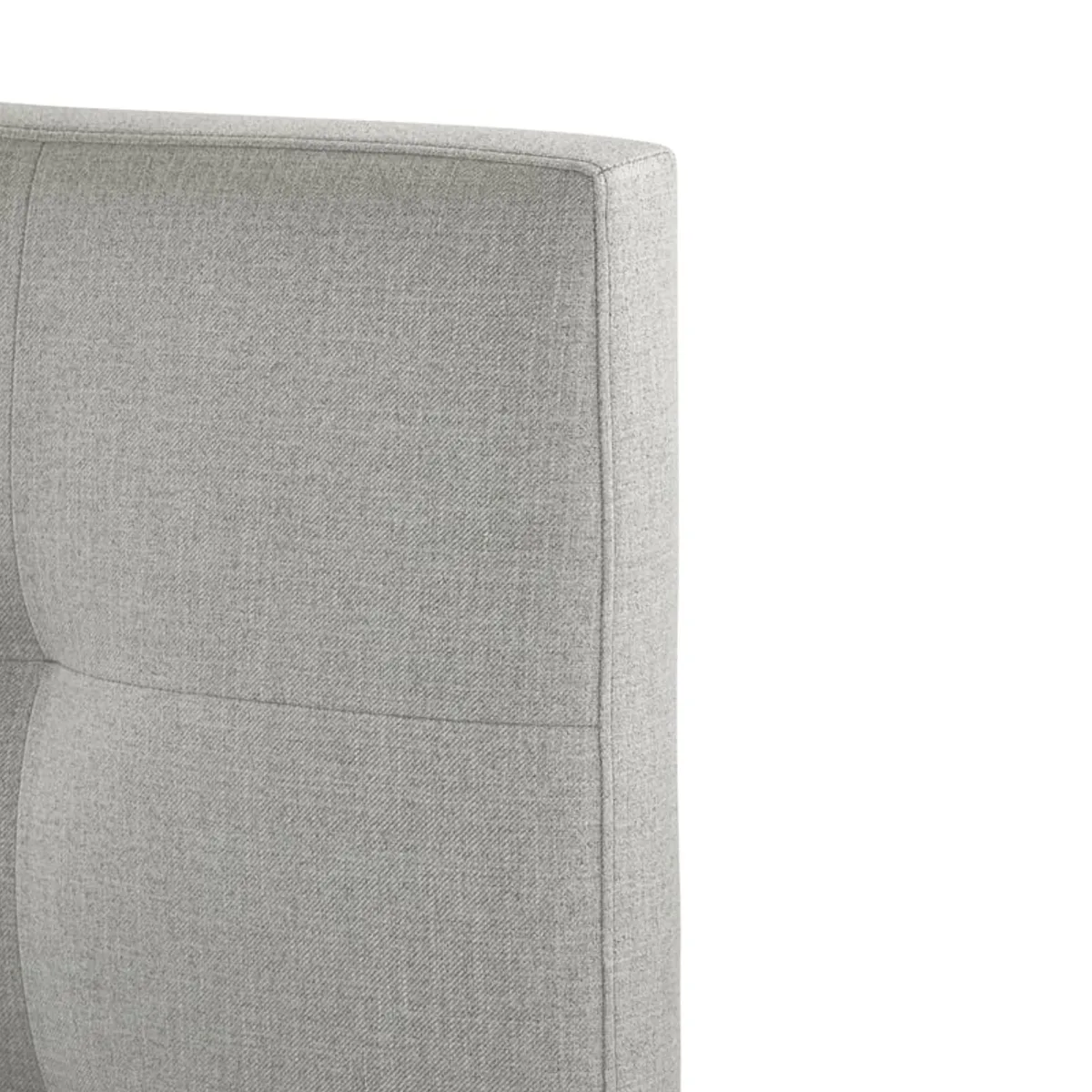 ROSEN - Respaldo Rosen New Darcy  2 Plazas Tela Charcoal