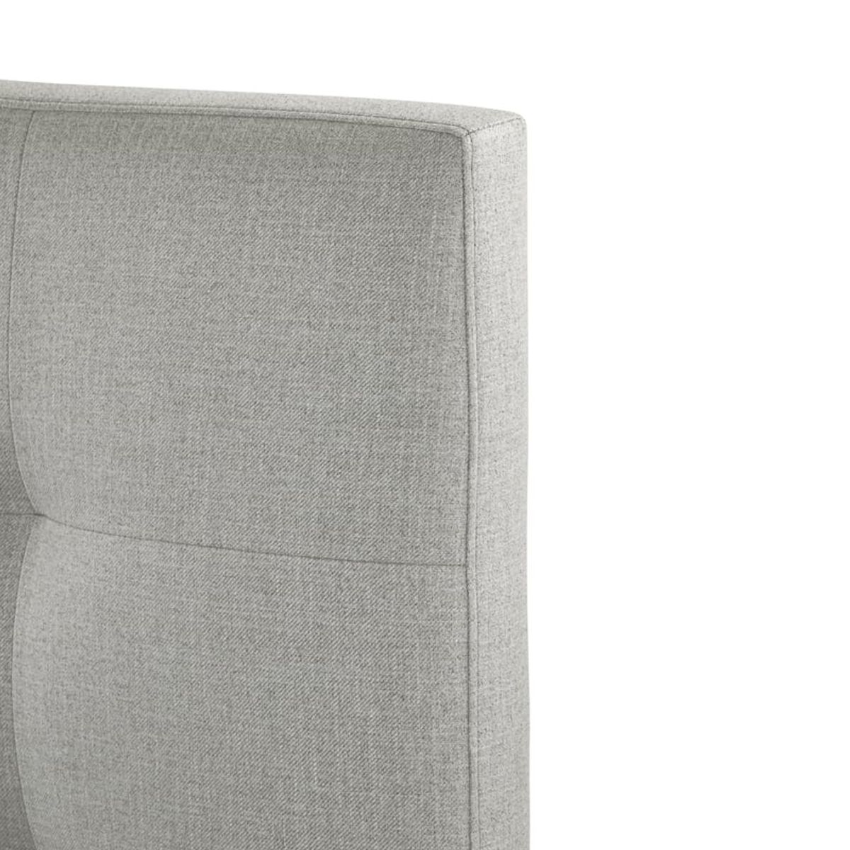 ROSEN - Respaldo Rosen New Darcy 1,5 Plazas Tela Charcoal