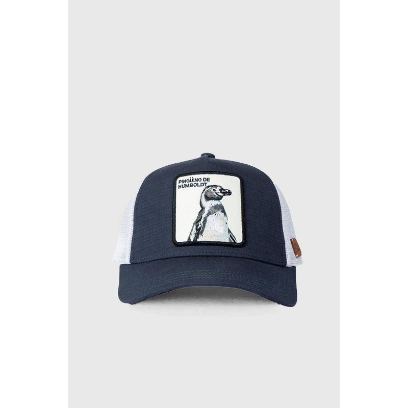WILD LAMA - Jockey Pingüino de Humboldt Ripstop Algodón Orgánico Azul - Azul