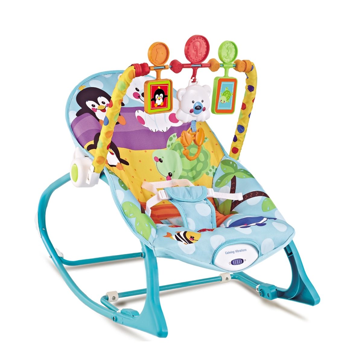 PUMUCKI - Silla Nido Mecedora Celeste Pumucki