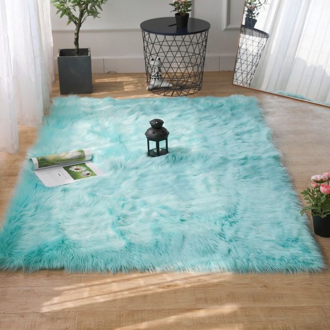 MODA ALFOMBRAS - Alfombra Doux Azul 120 X 180 Cm