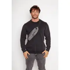WILD LAMA - Banano Utility Reciclado Gris