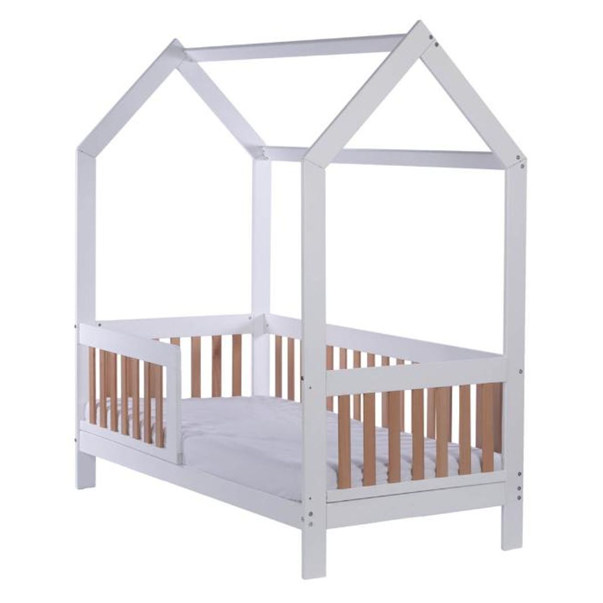 DREWEX - Cama para niños Casa Bambini (160 x 80) + Colchón DREWEX