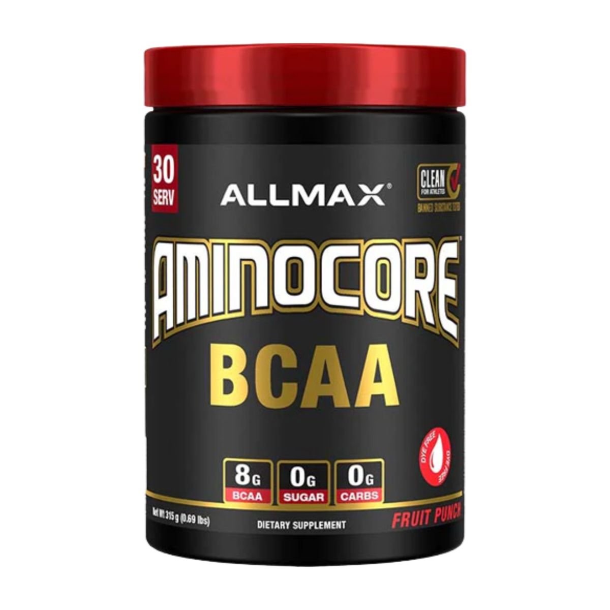 ALLMAX - Allmax Aminocore BCAA Fruit Punch 30 servicios 811