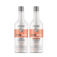 INOAR - Cicatripontas Set No Mas Puntas Abiertas 1 Litro.