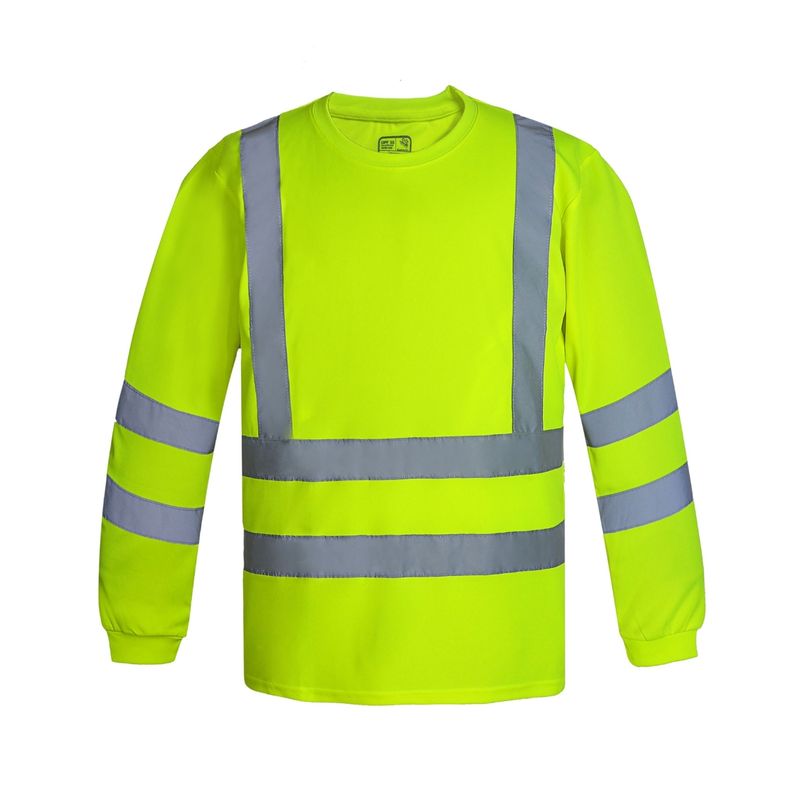 T-WORLD - Polera Dry Fit Manga Larga Con Cinta Reflectiva
