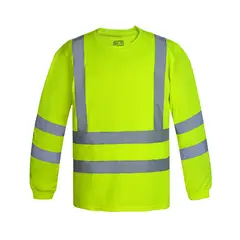 T-WORLD - Polera Dry Fit Manga Larga Con Cinta Reflectiva