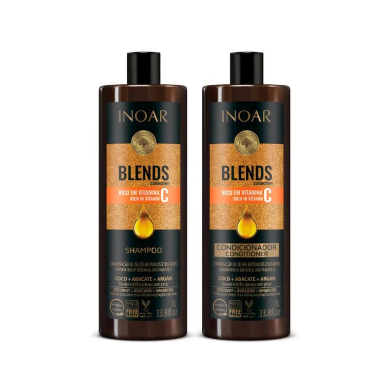 INOAR - Blends Inoar Con Vitamina C Shampoo Y Acondicioandor 1lt
