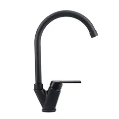 STRETTO - Monomando Grifo Llave Lavaplatos Fregadero Negro Módena