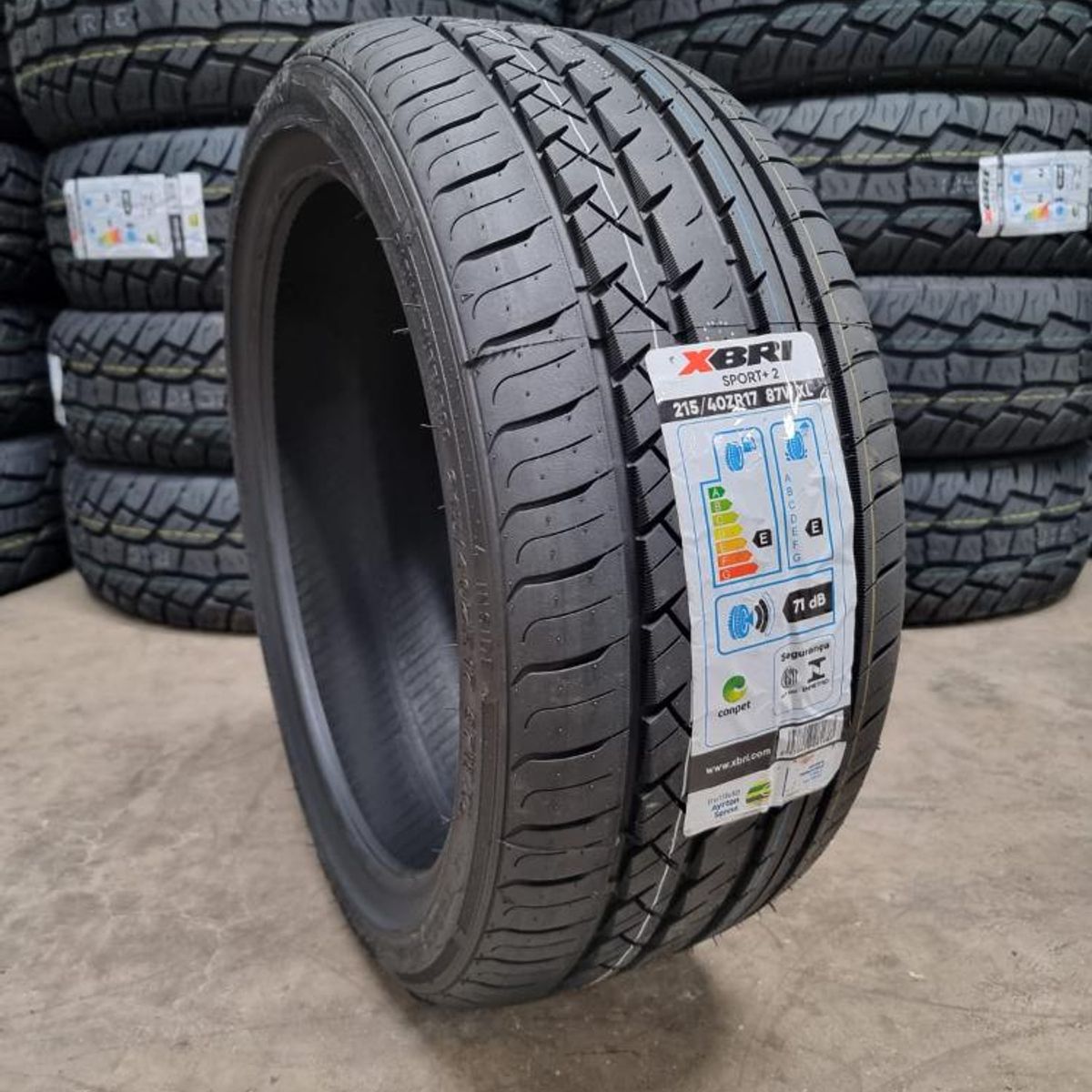 GENERICO - Neumatico 215/40 R17 Xbri Xl 87w Sport + 2
