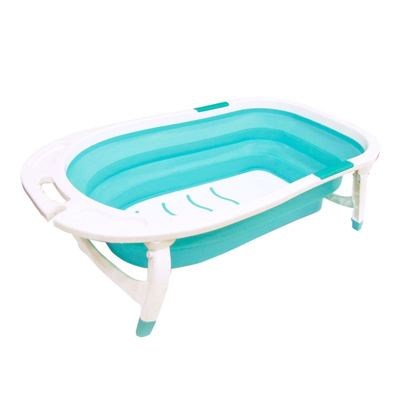 PUMUCKI - Bañera Plegable Verde Pumucki