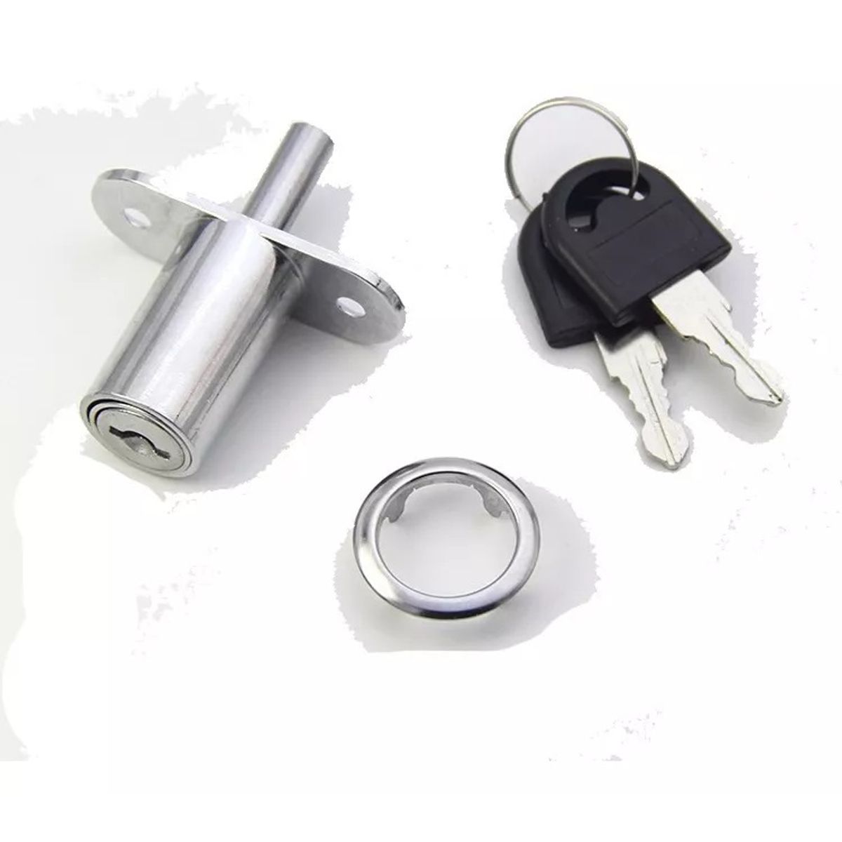 GENERICO - Cerradura O Chapa Cajón Tipo Boton Para Muebles 1un