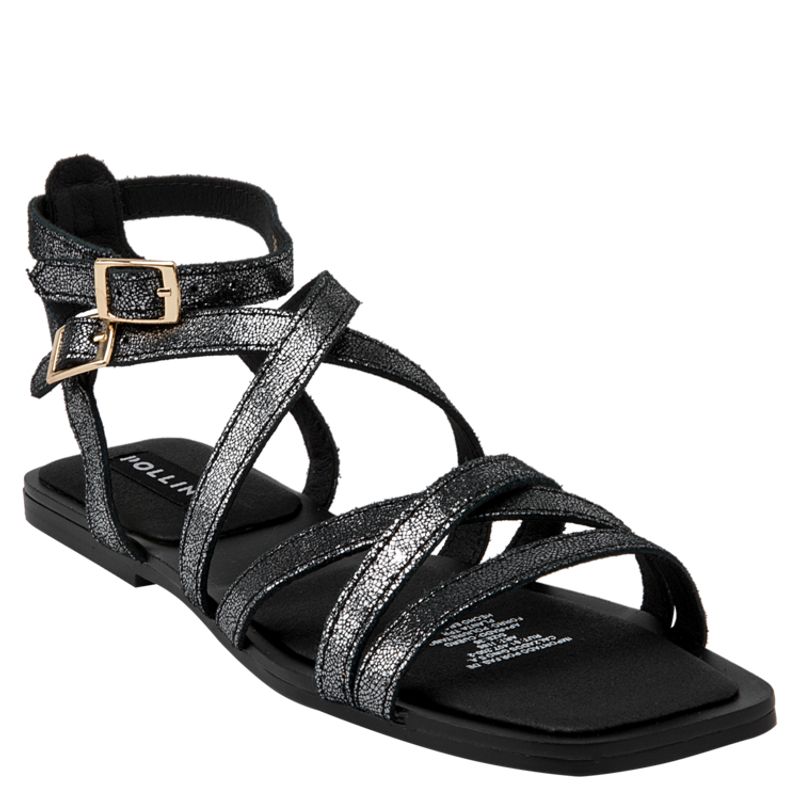 POLLINI - Sandalia Casual Negro Pollini