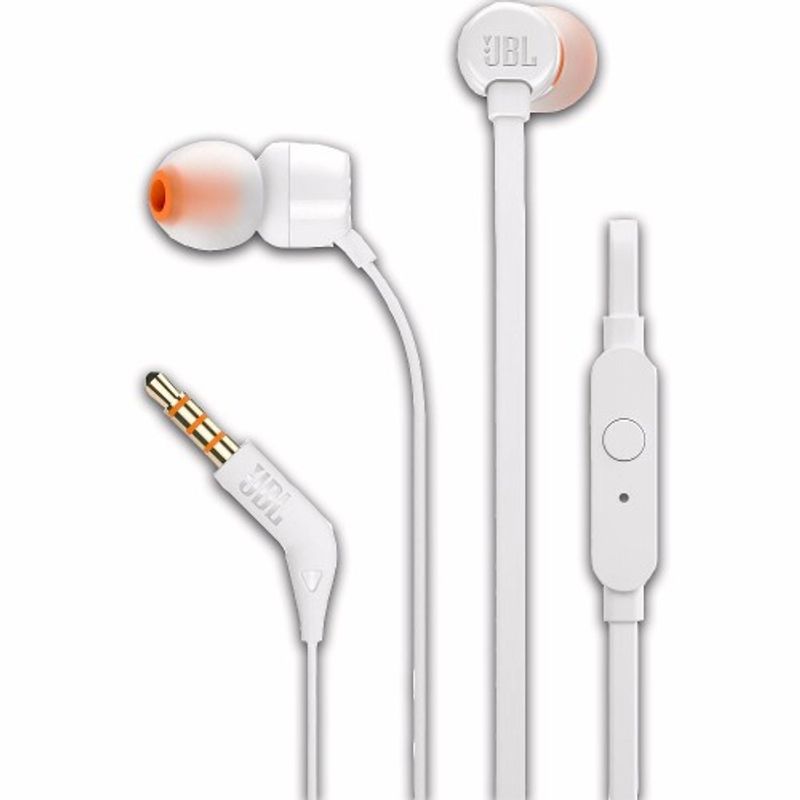 JBL - AUDIFONOS  JBL TUNE 110 BLANCOS MANOS LIBRES JACK 3.5mm