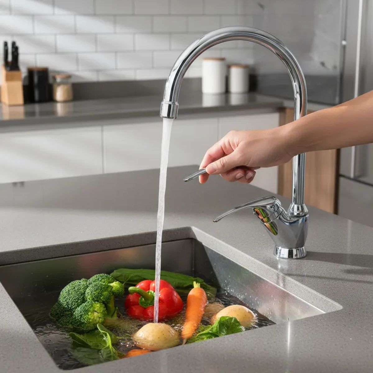 STRETTO - Monomando Grifo Llave Lavaplatos Fregadero Ornella Marca Stretto