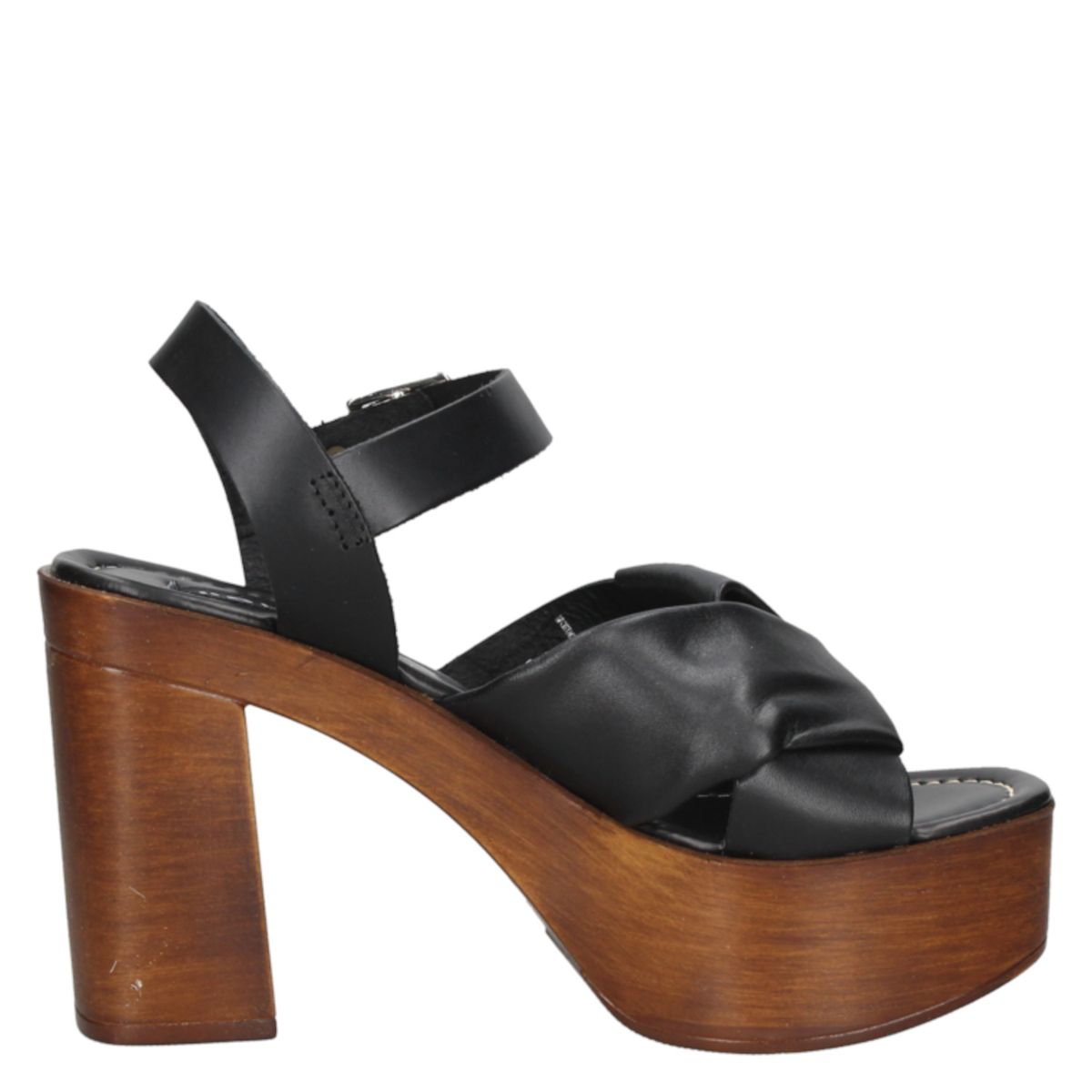 POLLINI - Sandalia Casual Negro Pollini
